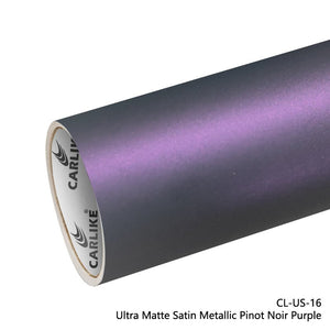 CARLIKE CL-US-16 Ultra Matte Satin Metallic Pinot Noir Purple Vinyl - CARLIKE WRAP