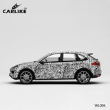 CARLIKE CL-WL004 Pattern Zebra High-precision Printing Customized Car Vinyl Wrap - CARLIKE WRAP