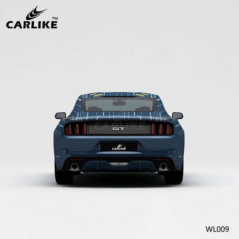 CARLIKE CL-WL009 Pattern Circuit Board High-precision Printing Customized Car Vinyl Wrap - CARLIKE WRAP