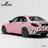 CARLIKE CL-WL012 Pattern Gradient Pink Leopard High-precision Printing Customized Car Vinyl Wrap - CARLIKE WRAP
