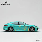 CARLIKE CL-WL018 Pattern Gold Foil Embellishment High-precision Printing Customized Car Vinyl Wrap - CARLIKE WRAP
