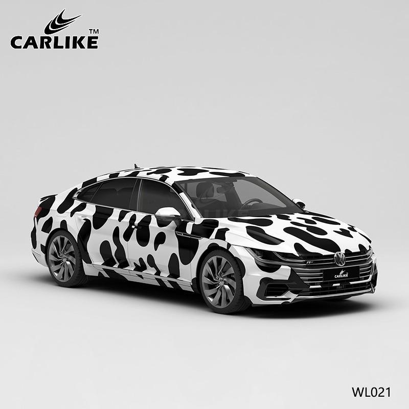 CARLIKE CL-WL021 Pattern Cow High-precision Printing Customized Car Vinyl Wrap - CARLIKE WRAP