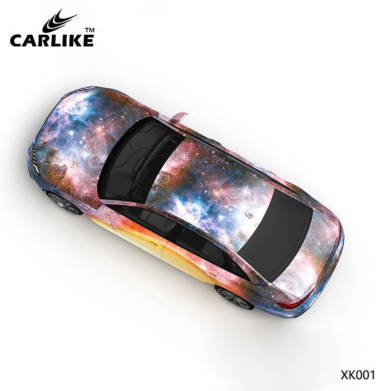 CARLIKE CL-XK001 Pattern Bright Starry Sky High-precision Printing Customized Car Vinyl Wrap - CARLIKE WRAP