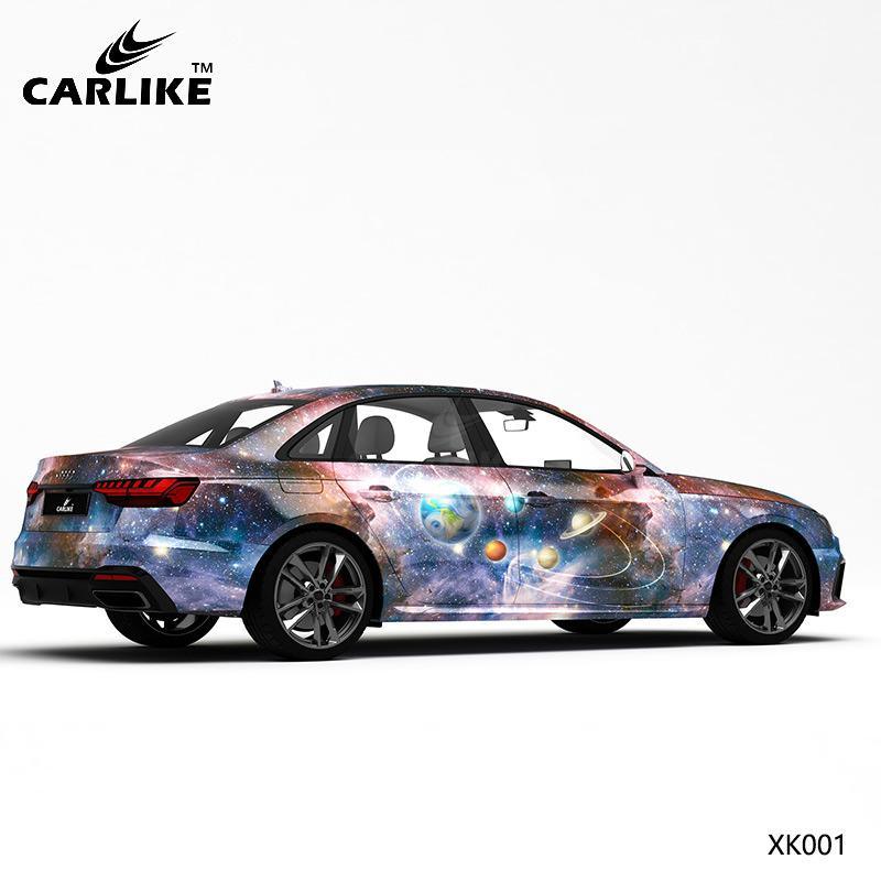 CARLIKE CL-XK001 Pattern Bright Starry Sky High-precision Printing Customized Car Vinyl Wrap - CARLIKE WRAP