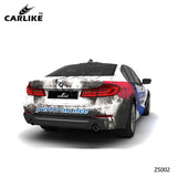 CARLIKE CL-ZS002 Pattern Biochemical Police High-precision Printing Customized Car Vinyl Wrap - CARLIKE WRAP