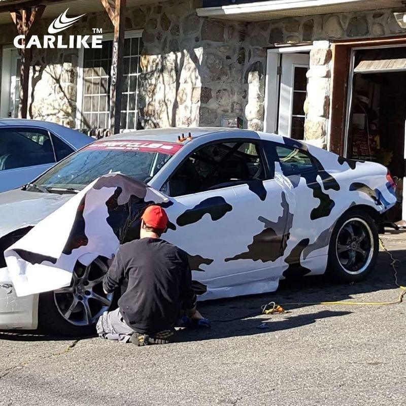 CARLIKE MC00201 Printed Camouflage Vinyl Car Wrap - CARLIKE WRAP